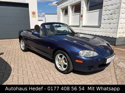 Gebraucht Mazda MX5 110 PS (80 kW) 2002 Blau Cabrio