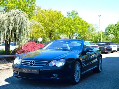 Gebraucht Mercedes SL55 AMG AMG 500 PS (367 kW) 2002 Schwarz Cabrio