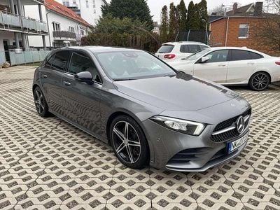 787 mountaingrau Gebraucht 2018 Mercedes A250 AMG line Limousine | 23.500 € (Teuer)