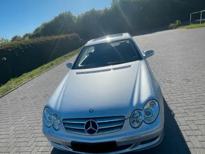 Brugt Mercedes CLK320 224 HK (164 kW) 2007 Sølv Coupe