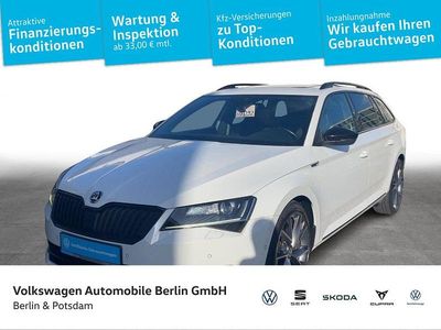 Gebraucht Skoda Superb SportLine 280 PS (205 kW) 2016 Moonweiß perleffekt Kombi