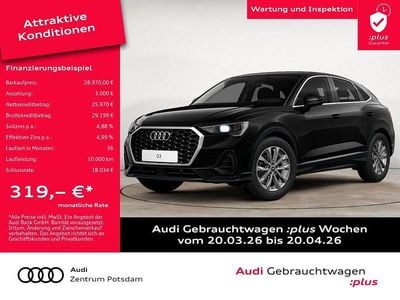 Gebraucht Audi Q3 Sportback Ambiente 150 PS (110 kW) 2022 Mythosschwarz metallic SUV