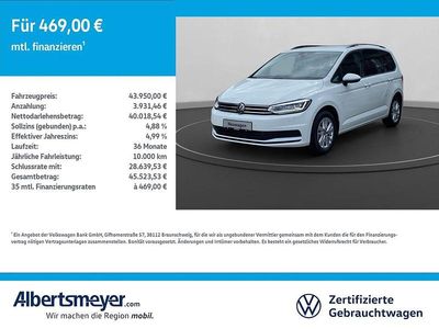 Usata VW Touran Comfortline 150 CV (110 kW) 2025 Bianco Monovolume