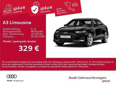 Gebraucht Audi A3 Advanced Plus 150 PS (110 kW) 2025 Mythosschwarz metallic Limousine