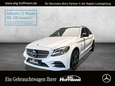 Weiß Gebraucht 2020 Mercedes C300e AMG Limousine | 24.560 € (Fairer Preis)