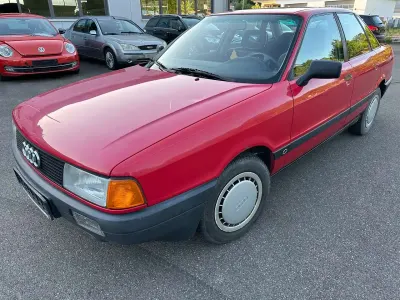 Gebraucht Audi 80 75 PS (55 kW) 1988 Rot Limousine