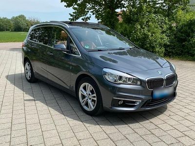 Gebraucht BMW 220 Gran Tourer Luxury Line 190 PS (139 kW) 2015 Grau Van / Kleinbus