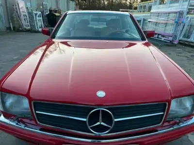 Brugt Mercedes 500 231 HK (169 kW) 1983 Rød Coupe
