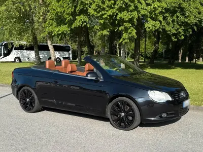 Brugt VW Eos 140 HK (102 kW) 2008 Sort Cabriolet