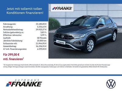 Gebraucht VW T-Roc Goal 150 PS (110 kW) 2025 Indiumgrau metallic SUV