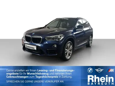 Brugt BMW X1 Sport Line 231 HK (169 kW) 2017 Blå SUV