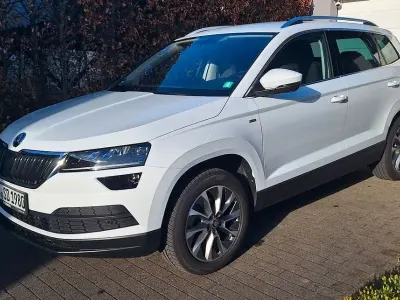 Gebraucht Skoda Karoq Clever 110 PS (80 kW) 2022 Weiß SUV