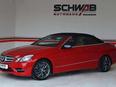 Usata Mercedes E500 AMG 408 CV (300 kW) 2013 Rosso Cabrio