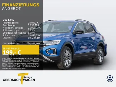 Brugt VW T-Roc Move 150 HK (110 kW) 2024 Blå SUV