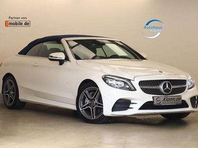 Gebraucht Mercedes C180 AMG line 156 PS (114 kW) 2019 Weiß Cabrio