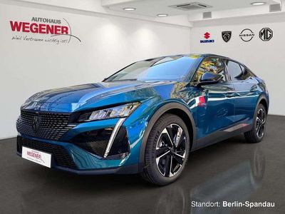 Neu Peugeot 408 Allure 136 PS (100 kW) 2025 Obsession blau SUV