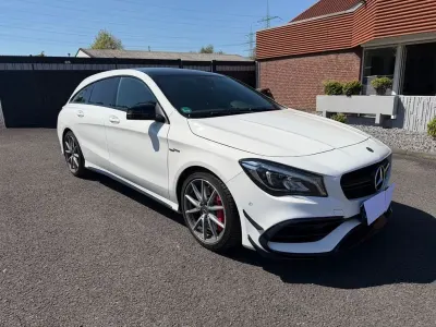 Gebraucht Mercedes CLA45 AMG Shooting Brake AMG 381 PS (280 kW) 2018 Weiß Kombi
