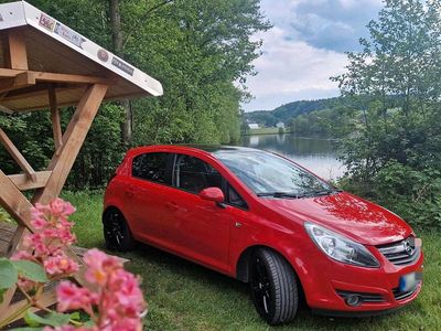 Gebraucht Opel Corsa 59 PS (43 kW) 2010 Rot Kleinwagen