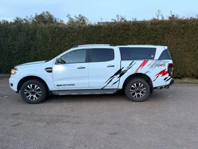 Brugt Ford Ranger 200 HK (147 kW) 2017 Hvid Pickup / Ladvogn