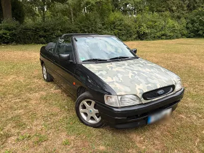 Gebraucht Ford Escort Cabriolet 1994 Blau Cabrio