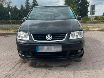 Gebraucht VW Touran 115 PS (84 kW) 2006 Schwarz Van / Kleinbus