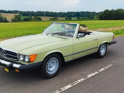 Gebraucht Mercedes SL450 204 PS (150 kW) 1976 Grün Cabrio