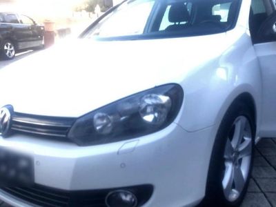 Gebraucht VW Golf VI Highline 122 PS (89 kW) 2009 Weiß Kleinwagen