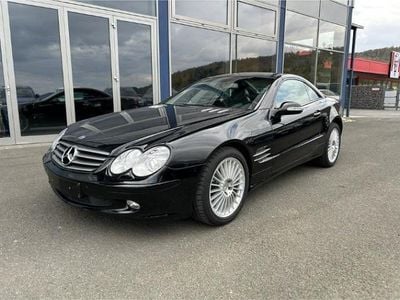 Usata Mercedes SL350 245 CV (180 kW) 2003 Nero Cabrio