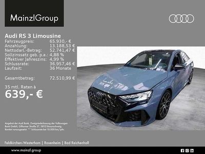 Gebraucht Audi RS3 Ambiente 400 PS (294 kW) 2024 Kemoragrau metallic Limousine