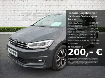 Gebraucht VW Touran Highline 150 PS (110 kW) 2023 Grau Van / Kleinbus