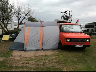 Gebraucht Ford Transit 69 PS (50 kW) 1979 Rot Van / Kleinbus