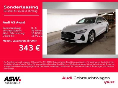 Gletscherweiß metallic Gebraucht 2025 Audi A5 Basis Kombi | 38.930 € (Superpreis)