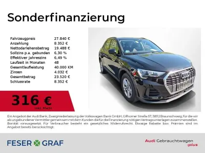 Usata Audi Q3 Comfort 150 CV (110 kW) 2023 Nero SUV
