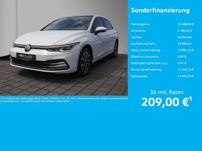 Gebraucht VW Golf VIII Active 150 PS (110 kW) 2023 Pure white Limousine