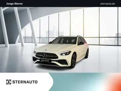 Gebraucht Mercedes C220 AMG 200 PS (147 kW) 2025 Unilack polarweiß Kombi