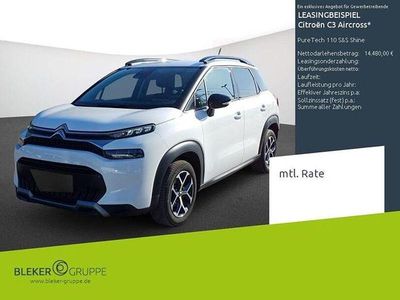 Gebraucht Citroën C3 Aircross Shine 110 PS (80 kW) 2023 Weiß SUV