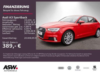 Gebraucht Audi A3 Sport 150 PS (110 kW) 2019 Tangorot metallic Limousine