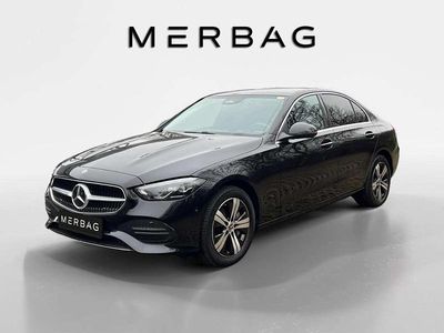Metalliclack obsidianschwarz Gebraucht 2024 Mercedes C300e Avantgarde Limousine | 41.689 € (Fairer Preis)