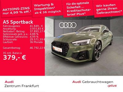 Gebraucht Audi A5 S-Line 204 PS (150 kW) 2023 Distriktgrün metallic/distrikt Limousine