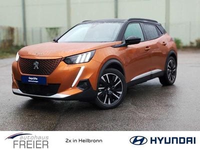 Second-hand Peugeot e-2008 GT 100 kW (136 CP) 2020 Portocaliu SUV