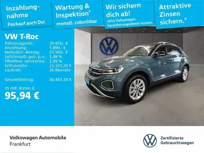 Gebraucht VW T-Roc Style 150 PS (110 kW) 2025 Blau SUV