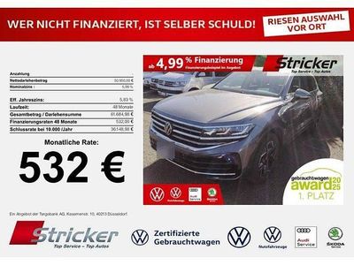 Siliziumgrau metallic (metallic) Gebraucht 2024 VW Touareg Elegance SUV | 50.950 €