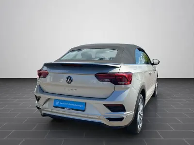 Gebraucht VW T-Roc R-line 150 PS (110 kW) 2022 Ivory silver metallic schwarz (metallic) SUV