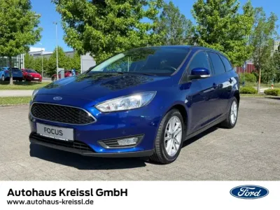 Gebraucht Ford Focus Business Edition 125 PS (91 kW) 2018 Indicblau metallic (metallic) Kombi