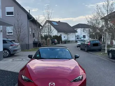 Brugt Mazda MX5 Exclusive-Line 160 HK (117 kW) 2017 Rød Cabriolet