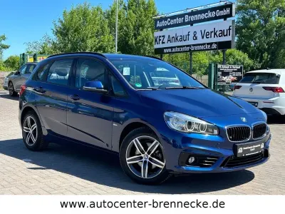 Gebraucht BMW 220 Active Tourer Sport Line 192 PS (141 kW) 2017 Blau Van / Kleinbus