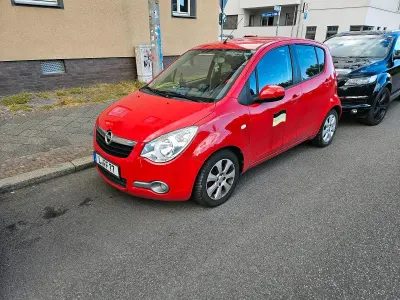 Gebraucht Opel Agila 59 PS (43 kW) 2008 Rot Kleinwagen