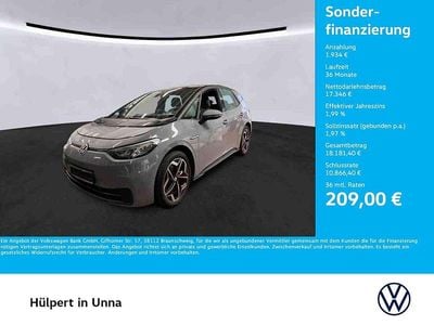 Gebraucht VW ID.3 Pro 106 kW (145 PS) 2022 Mondsteingrau Kleinwagen