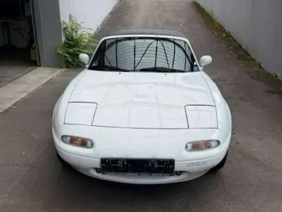 Gebraucht Mazda MX5 116 PS (85 kW) 1990 Weiß Cabrio