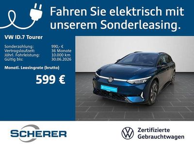 Second-hand VW ID.7 GTX 250 kW (340 CP) 2025 Albastru Break